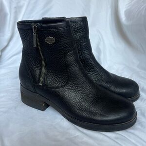 Harley Davidson boots for women black leather